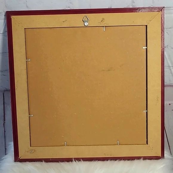 Mahogany Framed Glass English Bull Dog Pup Puppy Poker Gambling Vegas Cowboy Art - Picture 12 of 16